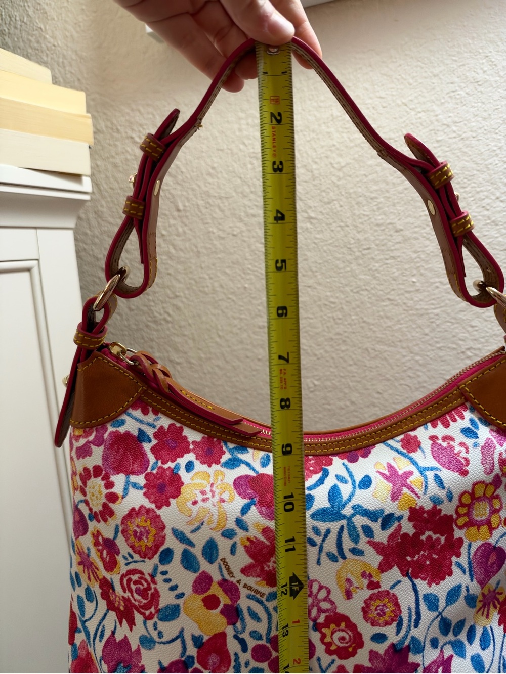 Dooney & Bourke Marabelle Floral Hobo Shoulder Bag - Picture 10 of 15